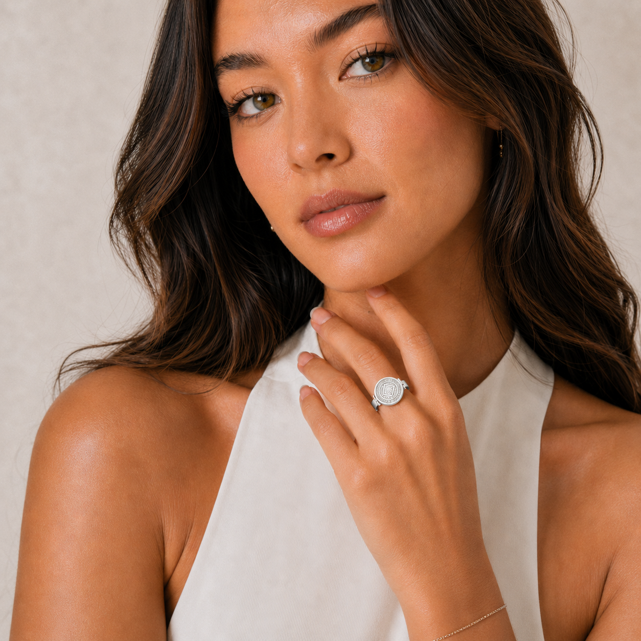 Soléa Lip Balm Ring - Zilver